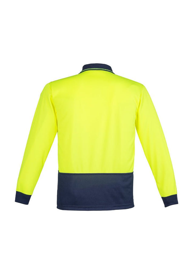 Syzmik Unisex Hi Vis Basic Spliced Polo - Long Sleeve ZH232 - WEARhouse