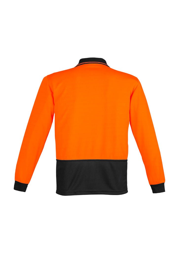 Syzmik Unisex Hi Vis Basic Spliced Polo - Long Sleeve ZH232 - WEARhouse