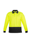 Syzmik Unisex Hi Vis Basic Spliced Polo - Long Sleeve ZH232 - WEARhouse