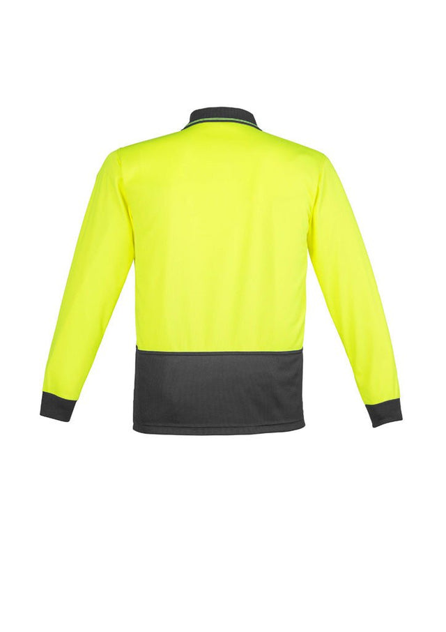 Syzmik Unisex Hi Vis Basic Spliced Polo - Long Sleeve ZH232 - WEARhouse