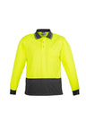 Syzmik Unisex Hi Vis Basic Spliced Polo - Long Sleeve ZH232 - WEARhouse