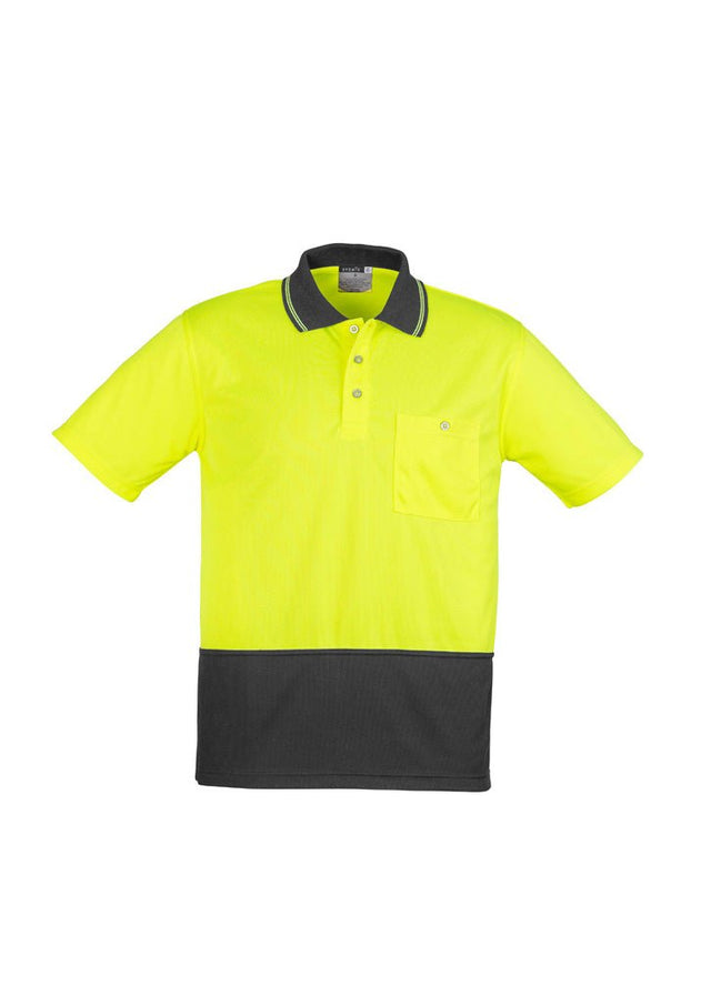 Syzmik Unisex Hi Vis Basic Spliced Polo - Short Sleeve ZH231 - WEARhouse