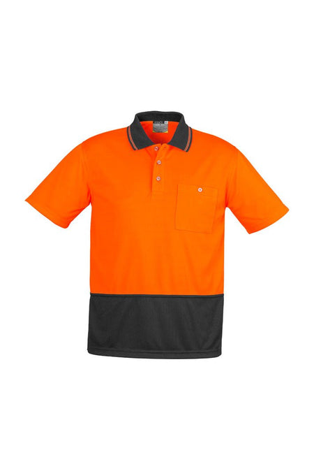 Syzmik Unisex Hi Vis Basic Spliced Polo - Short Sleeve ZH231 - WEARhouse