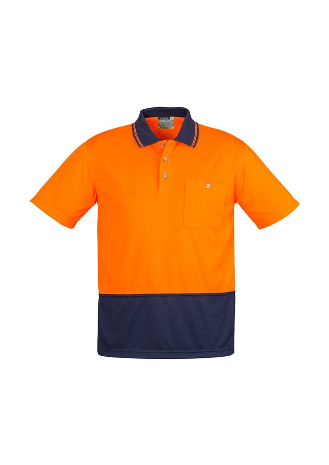 Syzmik Unisex Hi Vis Basic Spliced Polo - Short Sleeve ZH231 - WEARhouse