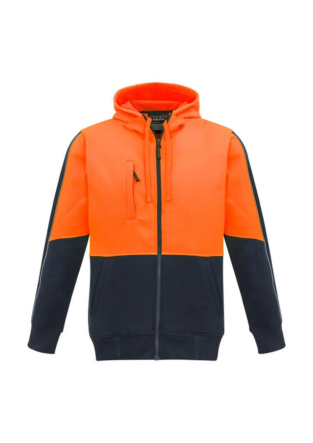 Syzmik Unisex Hi Vis Full Zip Hoodie ZT485 - WEARhouse