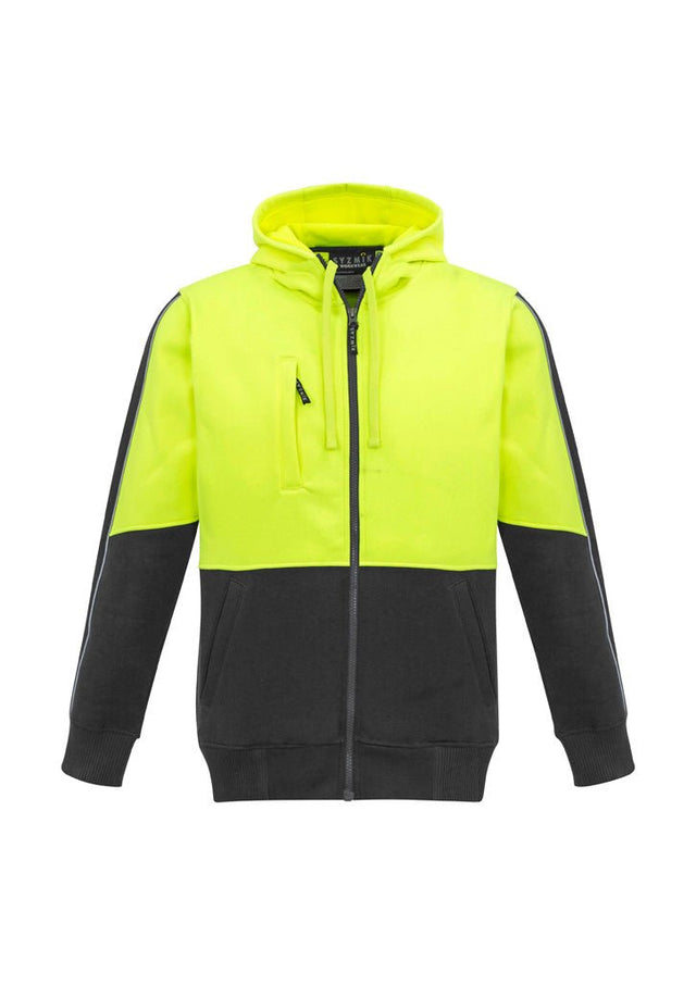 Syzmik Unisex Hi Vis Full Zip Hoodie ZT485 - WEARhouse