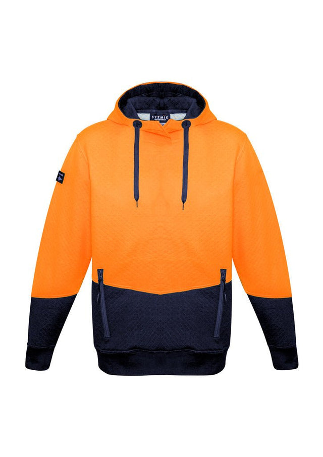 Syzmik Unisex Hi Vis Textured Jacquard Hoodie ZT477 - WEARhouse