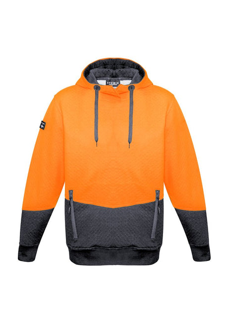 Syzmik Unisex Hi Vis Textured Jacquard Hoodie ZT477 - WEARhouse