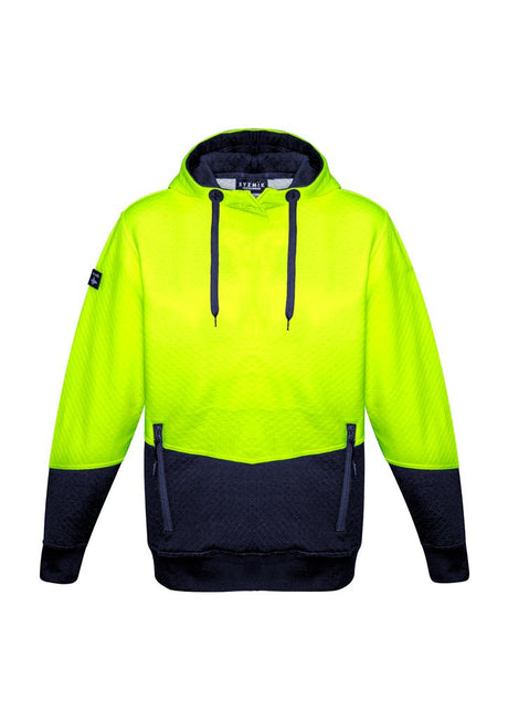 Syzmik Unisex Hi Vis Textured Jacquard Hoodie ZT477 - WEARhouse