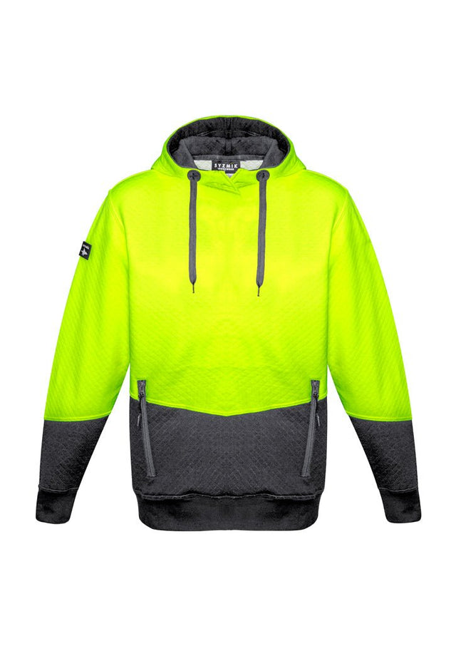 Syzmik Unisex Hi Vis Textured Jacquard Hoodie ZT477 - WEARhouse