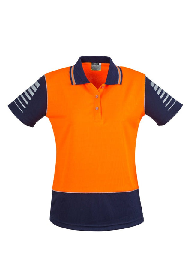 Syzmik Womens Hi Vis Zone Polo ZHL236 - WEARhouse