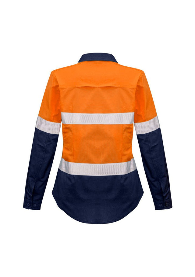 Syzmik Womens Rugged Cooling Taped Hi Vis Spliced Shirt ZW720 - WEARhouse