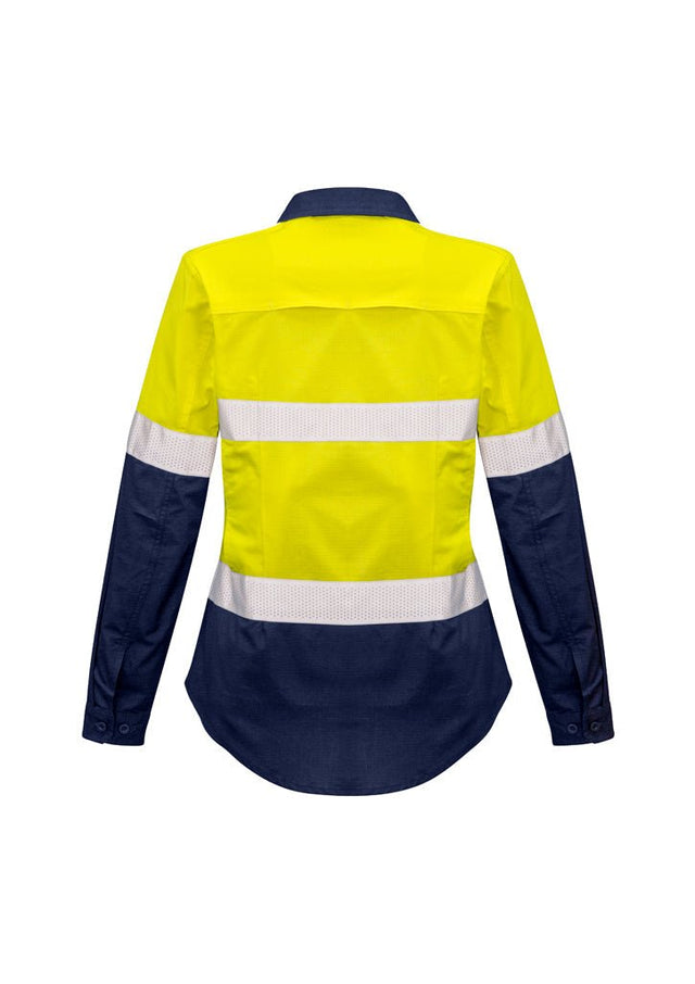 Syzmik Womens Rugged Cooling Taped Hi Vis Spliced Shirt ZW720 - WEARhouse