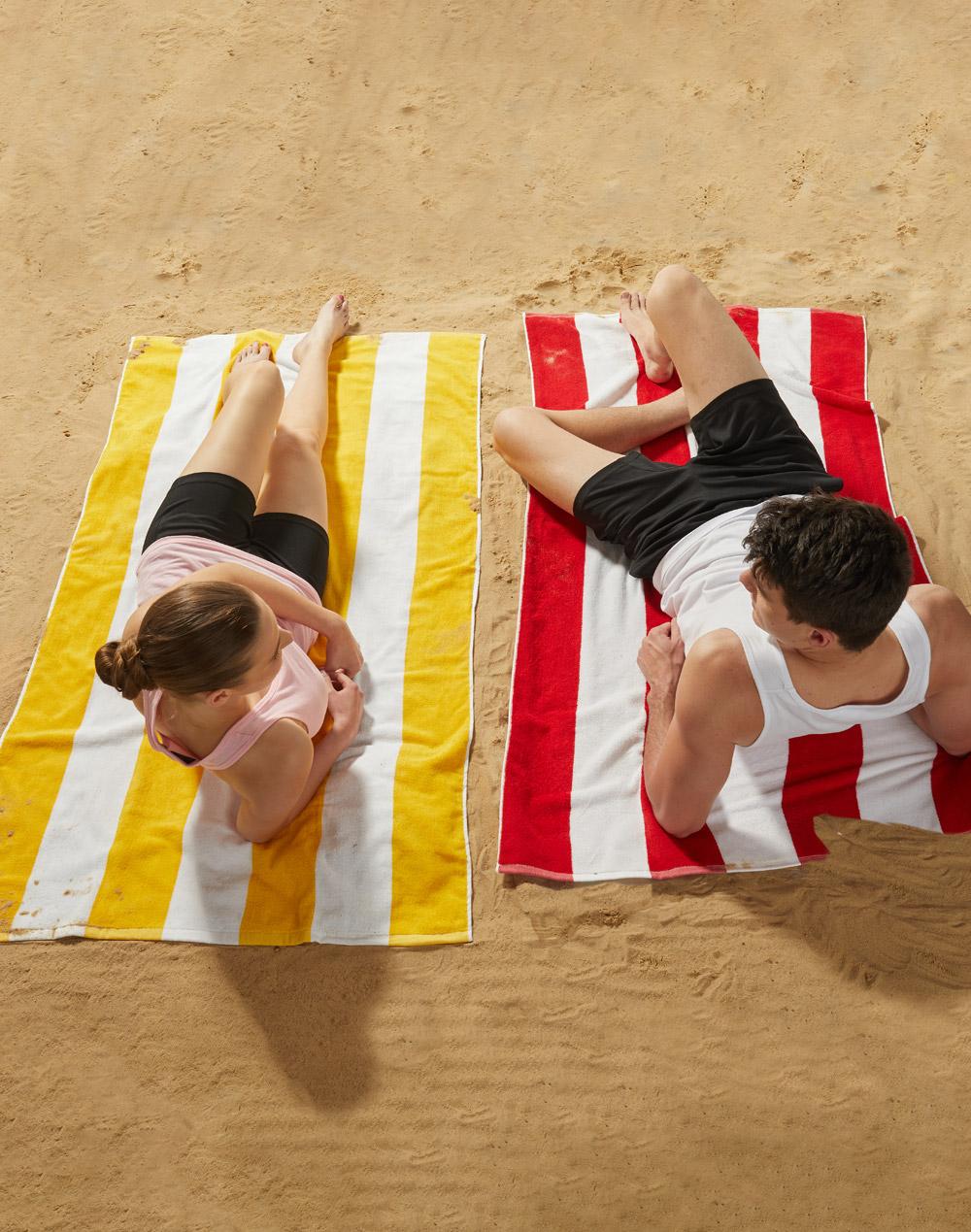 TW07 STRIPED BEACH TOWEL - WEARhouse