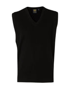 WJ02 UNISEX WOOL/ACRYLIC V-NECK VEST - WEARhouse