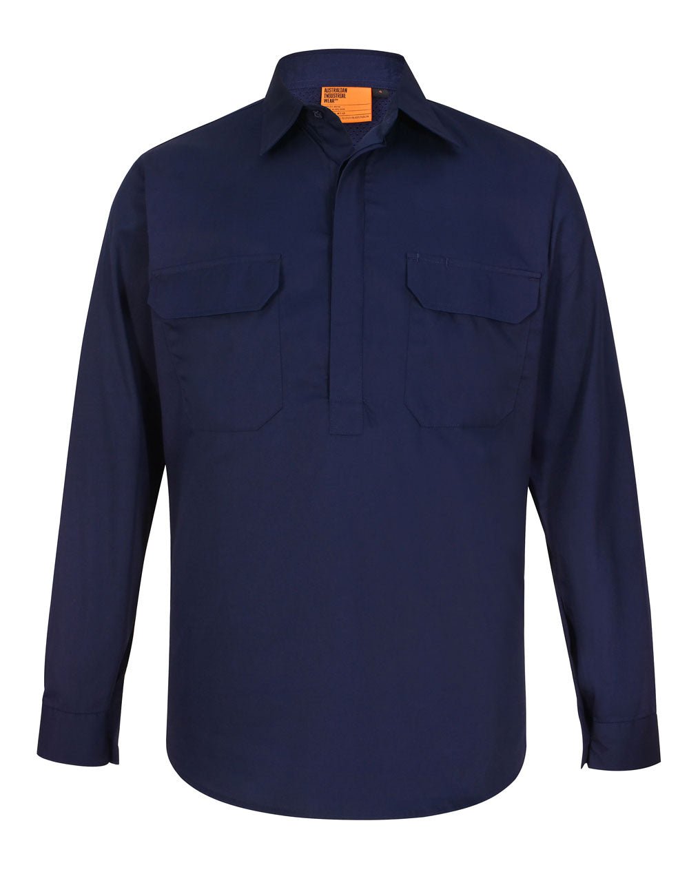 WT12 UNISEX COOL BREEZE CLOSED FRONT LS WORK SHIRT - WEARhouse