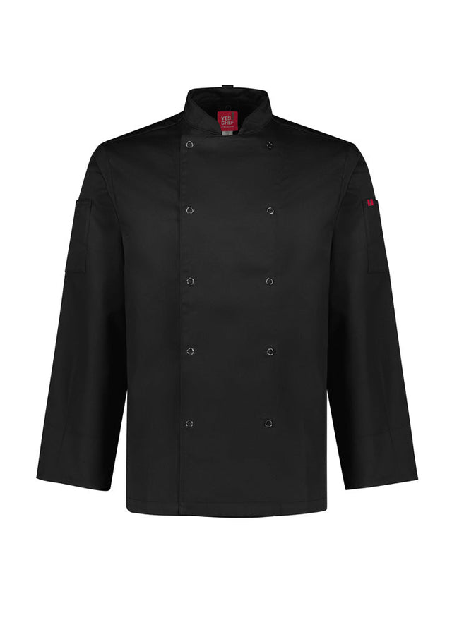 Zest Mens L/S Chef Jacket CH232ML - WEARhouse