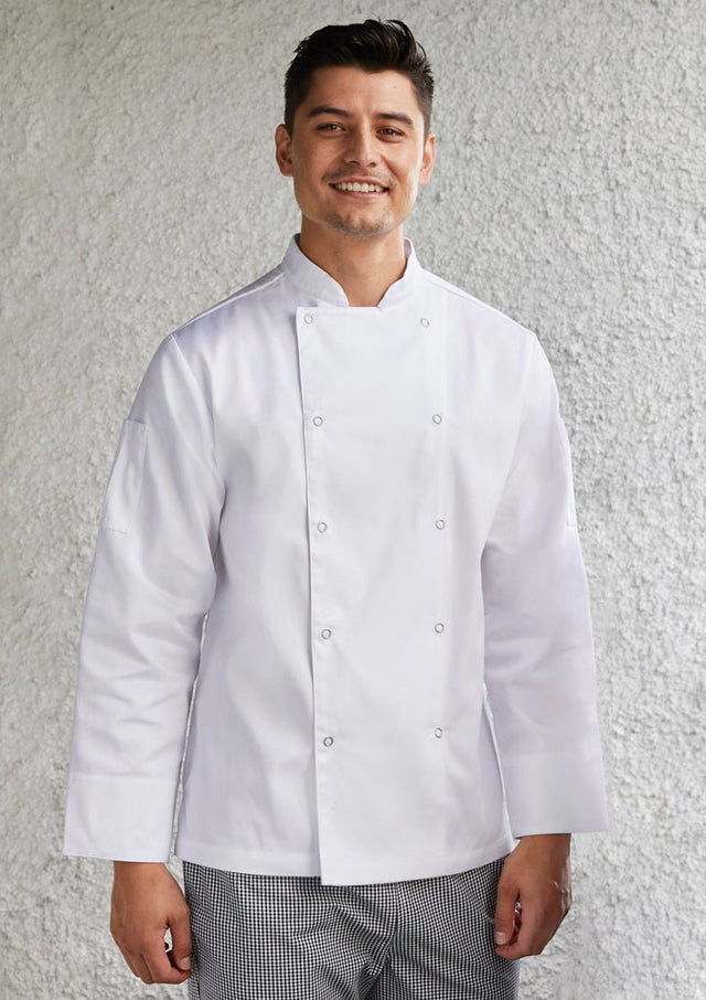 Zest Mens L/S Chef Jacket CH232ML - WEARhouse